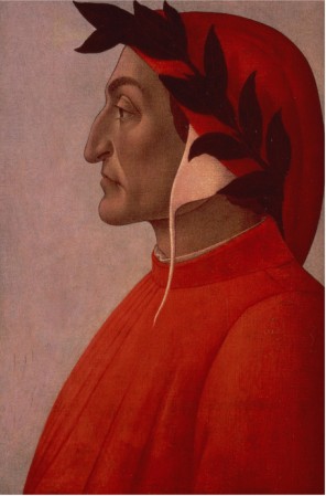 Portrait Of Dante - Sandro Botticelli painting on canvas